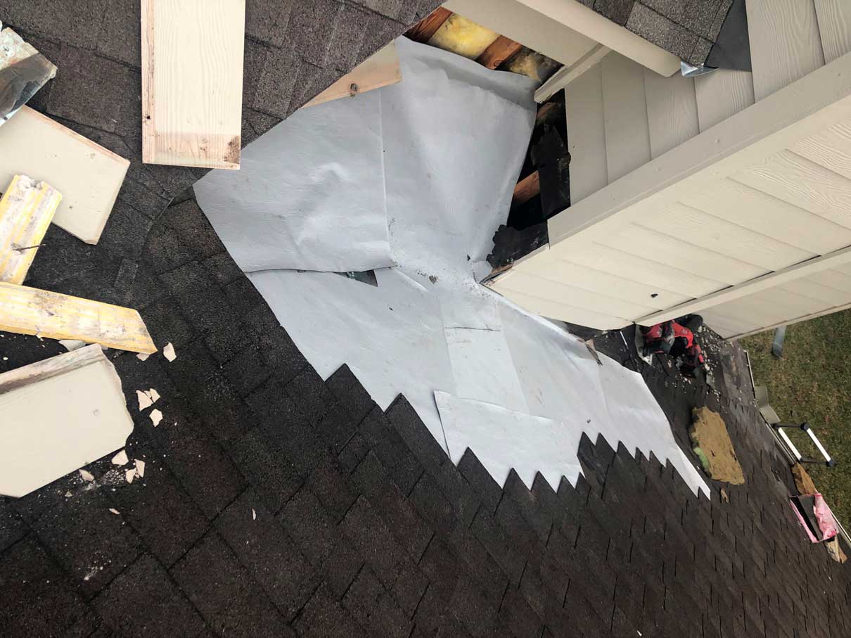 Flat roof installation project
