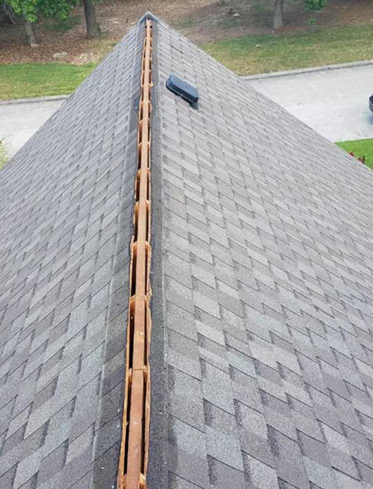 Metal roofing project