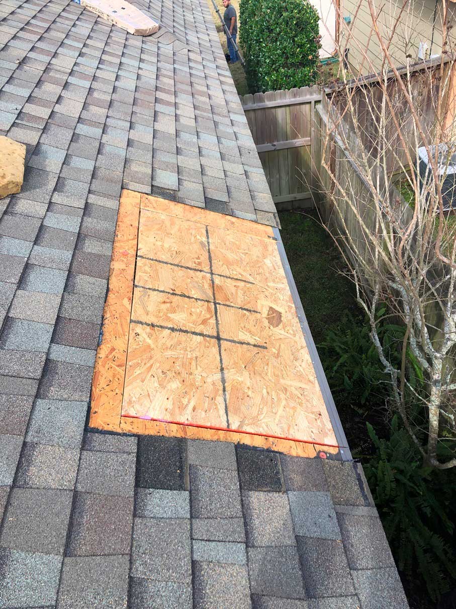 Skylight repair project